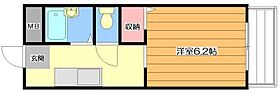 ハイツ上ノ山  ｜ 大阪府吹田市上山手町（賃貸アパート1K・1階・20.46㎡） その2