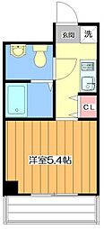 ウエストフィールド第6 1Kの間取図画像