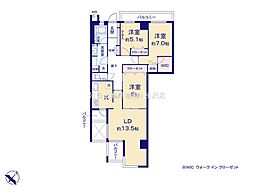 間取図画像 3LDK