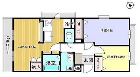 北・東・西に窓がある2階角部屋♪