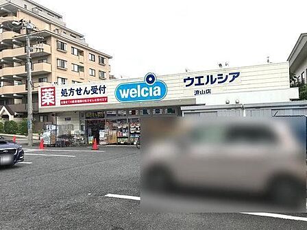 ウエルシア流山店 340m