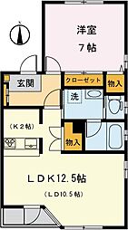 間取図画像 1LDK