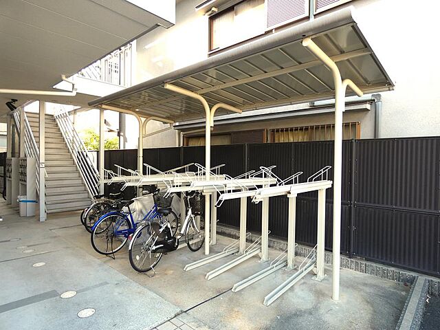 駐輪場です。