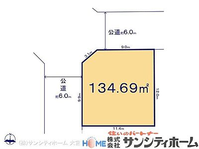 区画図：図面と異なる場合は現況を優先