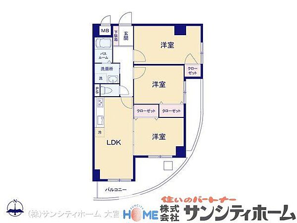 間取りを拡大表示