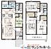 間取り：リビングを中心とした、ご家族がゆったりと寛げる住まい。収納も豊富です！