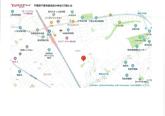 地図 シャルム稲毛 6階/617