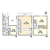 Kolet新蒲田  ｜ 東京都大田区新蒲田３丁目（賃貸一戸建3LDK・--・77.93㎡） その2