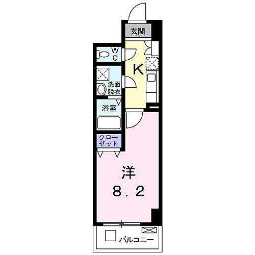 メイク　ゼファー 405｜東京都大田区東糀谷２丁目(賃貸マンション1K・4階・27.74㎡)の写真 その2