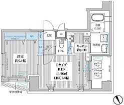 東京都大田区下丸子１丁目（賃貸マンション1LDK・2階・43.26㎡） その2