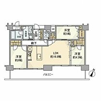 東京都大田区北糀谷２丁目（賃貸マンション3LDK・9階・76.18㎡） その2