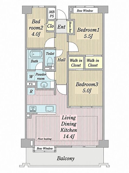 間取りを拡大表示