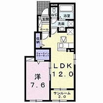 福岡県行橋市大字長音寺（賃貸アパート1LDK・1階・50.14㎡） その2