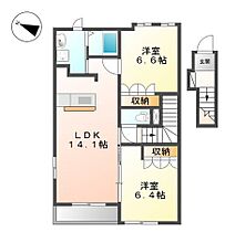 グリーン・ヴィレッジSIII  ｜ 福岡県行橋市大字大野井（賃貸アパート2LDK・2階・63.67㎡） その1