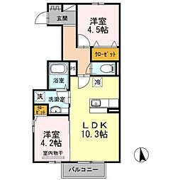 JR日豊本線 小波瀬西工大前駅 徒歩21分の賃貸アパート