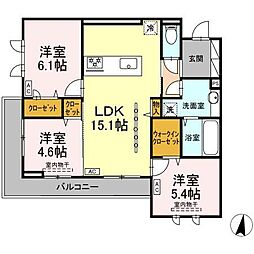 フース コーシェリ 3階/-