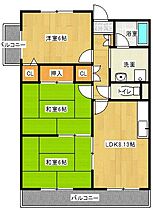 大阪府門真市末広町（賃貸マンション3LDK・5階・61.00㎡） その2