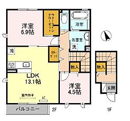 京阪本線 萱島駅 徒歩13分 2階/-