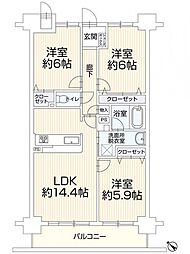 間取図画像 3LDK