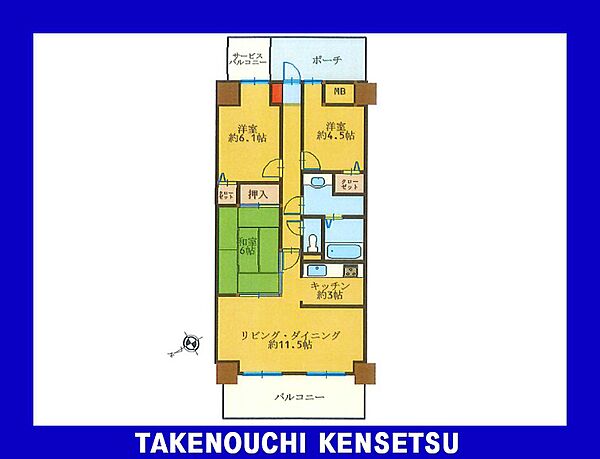間取りを拡大表示
