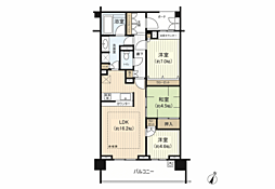 間取図画像 3LDK