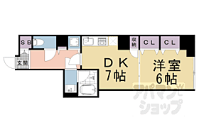 ｃａｓａ　Ｒｙｏｋｏ2 406 ｜ 京都府京都市中京区役行者町（賃貸マンション1DK・4階・39.06㎡） その2