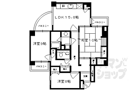 ＫＢコンフォート三条 301 ｜ 京都府京都市中京区京都市中京区三条東洞院東入菱屋町（賃貸マンション3LDK・3階・112.65㎡） その2