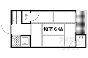 京都府京都市左京区北白川下別当町（賃貸アパート1K・2階・19.00㎡） その2