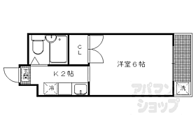 京都府京都市左京区一乗寺西水干町（賃貸マンション1K・4階・19.00㎡） その2