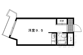 京都府京都市左京区田中南西浦町（賃貸マンション1R・5階・20.00㎡） その2