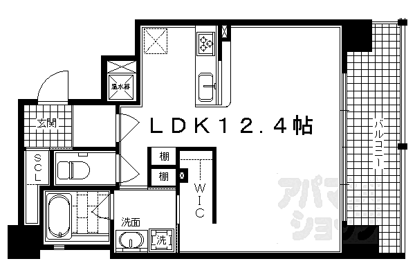 ＩＬ　ＲＯＳＳＯ堀川六角 702｜京都府京都市中京区堀川通六角下る壺屋町(賃貸マンション1K・7階・35.45㎡)の写真 その2