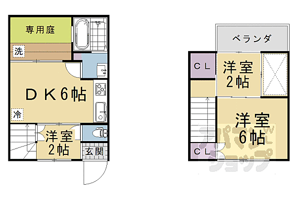 東山区南木之元町539－11 KASHIYA｜京都府京都市東山区南木之元町(賃貸一戸建3DK・--・37.00㎡)の写真 その2