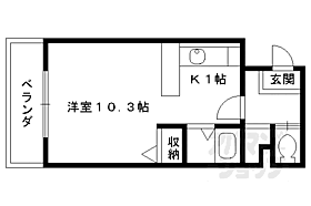 京都府京都市下京区坊門中之町（賃貸マンション1R・3階・23.49㎡） その2