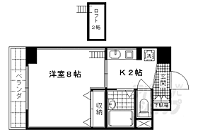 京都府京都市中京区西ノ京職司町（賃貸マンション1K・4階・24.12㎡） その2