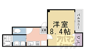 京都府京都市下京区高辻大宮町（賃貸アパート1K・3階・25.53㎡） その2