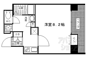 アクロス京都七条鴨川御苑 307 ｜ 京都府京都市下京区大宮町（賃貸マンション1K・3階・25.35㎡） その2