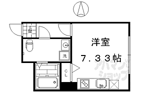 京都府京都市下京区大宮通五条下る堀之上町（賃貸マンション1R・4階・19.72㎡） その2