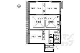 アーバネックス三条 403 ｜ 京都府京都市中京区柳馬場通三条上る油屋町（賃貸マンション3LDK・4階・83.26㎡） その2