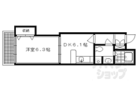 Ｋ’ｚＡＬＬＡＹ 303 ｜ 京都府京都市左京区丸太町通東大路西入ル東丸太町（賃貸マンション1DK・3階・31.20㎡） その2