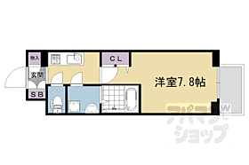 京都府京都市下京区梅小路高畑町（賃貸マンション1K・7階・25.60㎡） その2