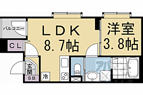 京都府京都市中京区西ノ京壺ノ内町（賃貸アパート1LDK・3階・30.04㎡） その2