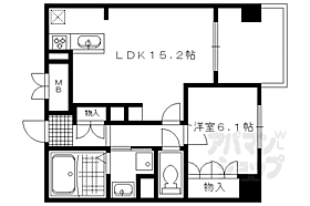 アバンエスパス鴨川 207 ｜ 京都府京都市左京区法林寺門前町（賃貸マンション1LDK・2階・50.39㎡） その2