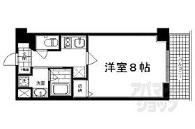 京都府京都市下京区岩上通高辻下る吉文字町（賃貸マンション1K・7階・25.44㎡） その2