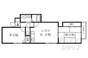 京都府京都市下京区西七条北衣田町（賃貸マンション2LDK・5階・47.00㎡） その2