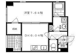 エクセルコート・京都五条坂 306 ｜ 京都府京都市東山区梅林町（賃貸マンション1DK・3階・36.38㎡） その2