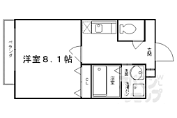 ＣｌａｉｒＩｔｏｋｅｎ（クレールイトーケン） 1階1Kの間取り