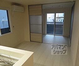 阪急京都本線 西京極駅 徒歩14分の賃貸アパート 2階2LDKのリビング/ダイニング