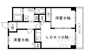 京都府京都市南区吉祥院定成町（賃貸マンション2LDK・5階・55.00㎡） その2