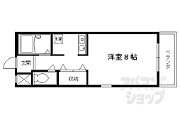 ジュネス堀川 1Kの間取図画像