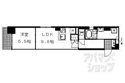 リーガル京都烏丸東 1DKの間取図画像